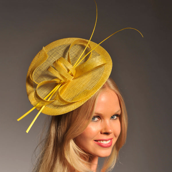 Lulu Black Fascinator, Kentucky Derby Fascinator, Fancy Black Hat, Royal Wedding Hat, Women's Spring Racing Headband, Tea-Party Hat