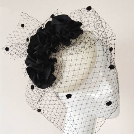 Black & White Hat, Black and White Fascinator, Black hotsell and White Millinery, Custom Hat, Racing Hat, Hat for Women, Wedding Hat - Sofia