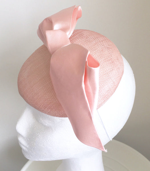 SALE* Trina Pale Pink Derby Hat, Light Pink Kentucky Derby Hat, British Wedding Hat, Royal Fascinator, Pink Oaks Hat, Derby Hats for Women
